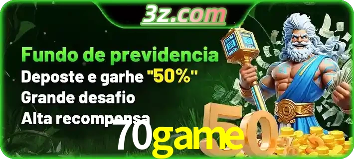 Promoções Apostas Esportivas 70game