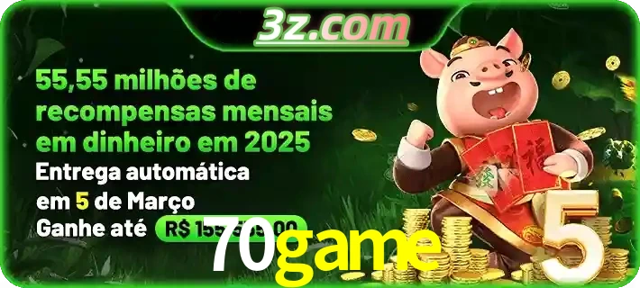 cassino online bônus porco da sorte 70game